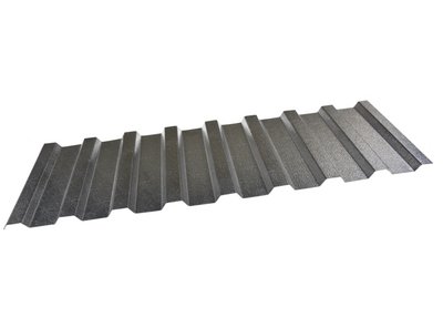 Alu-Trapez 20/125; 0,50 mm stucco-blank; Individuallängen bis 10,0 m